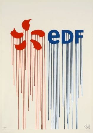 Siebdruck Zevs - Liquidated EDF