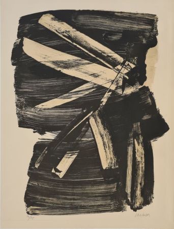 Lithographie Soulages - Lithographie n°10 