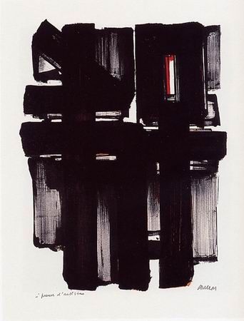 Lithographie Soulages - Lithographie n°2