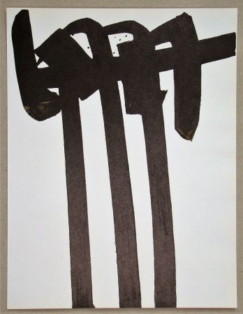 Lithographie Soulages - Lithographie N°28