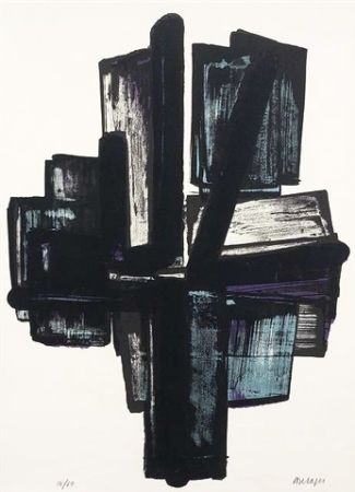 Lithographie Soulages - Lithographie n°4
