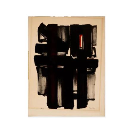 Lithographie Soulages - Lithographie No. 2, 1957