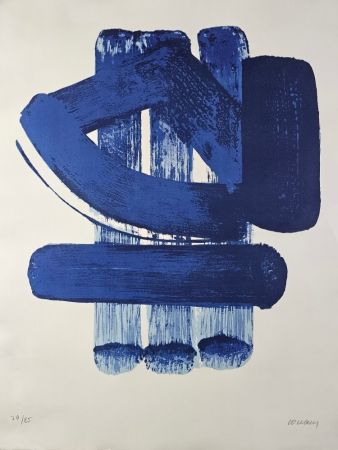 Lithographie Soulages - Lithographie No 37