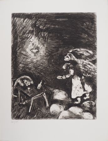 Stich Chagall - L'ivrogne et sa femme