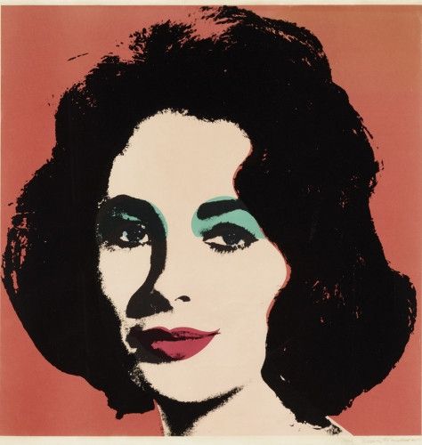 Lithographie Warhol - Liz (FS II.7)