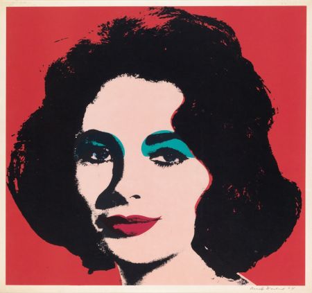 Siebdruck Warhol - Liz (FS II.7) 