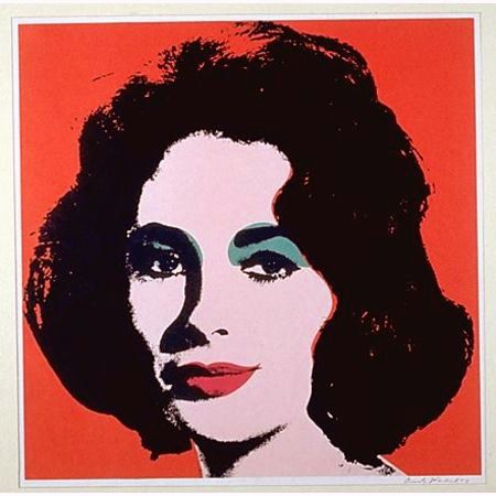 Siebdruck Warhol - Liz (II.7)