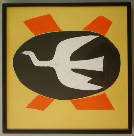 Lithographie Braque - L'oiseau de feu