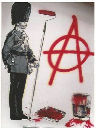 Siebdruck Mr. Brainwash - LONDON show Anarchy