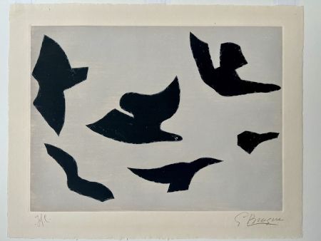 Radierung Braque - L'Ordre des oiseaux 