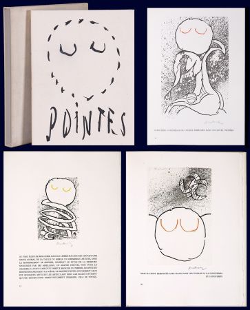 Illustriertes Buch Alechinsky - Louis Scutenaire et Pierre ALechinsky : POINTES (17 gravures monogrammées) 1972.