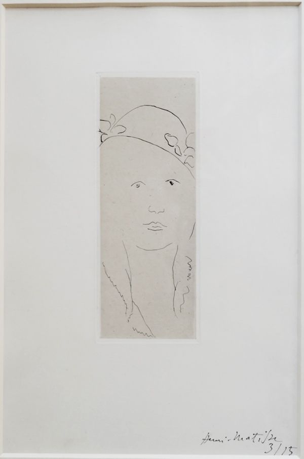 Stich Matisse - Loulou au chapeau fleuri