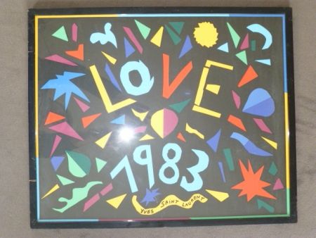 Plakat Saint Laurent - Love 1983
