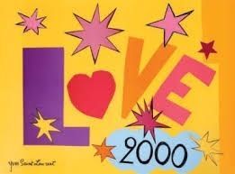 Plakat Saint Laurent - Love 2000