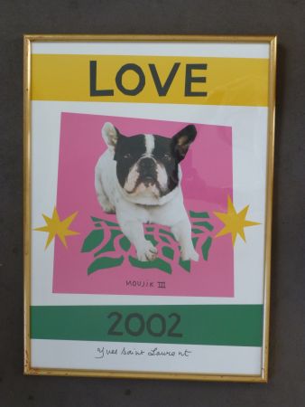 Plakat Saint Laurent - Love 2002