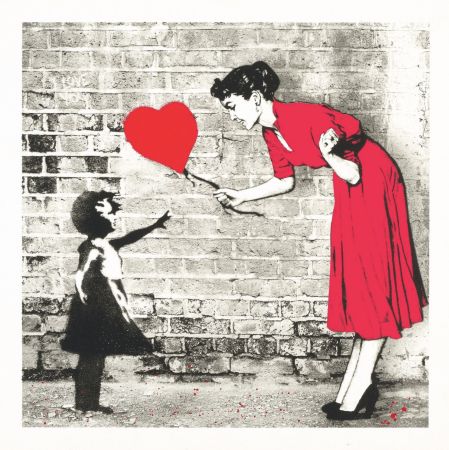 Siebdruck Mr Brainwash - Love Catcher (Red)