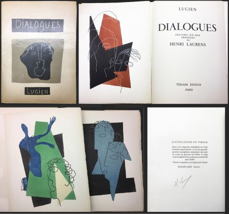 Illustriertes Buch Laurens - Lucien de Samosate - DIALOGUES. 32 bois gravés en couleurs (Tériade 1951).