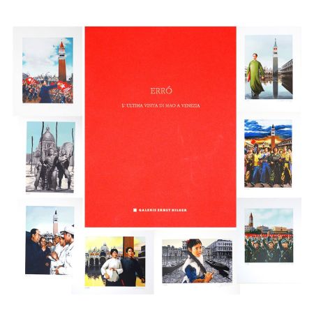 Lithographie Erro - L'ultima visita di  Mao a Venezia - complete portfolio