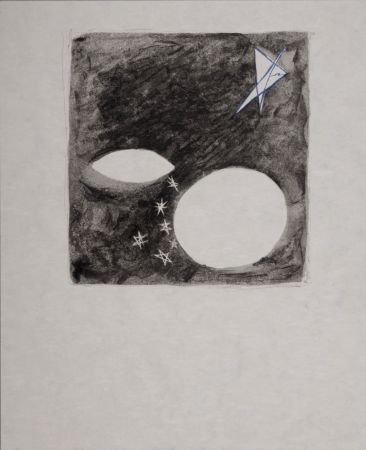 Lithographie Braque - Lunes et nuit, 1963