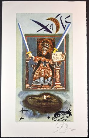 Lithographie Dali - Lyle Stuart Tarot Prints Two of Swords