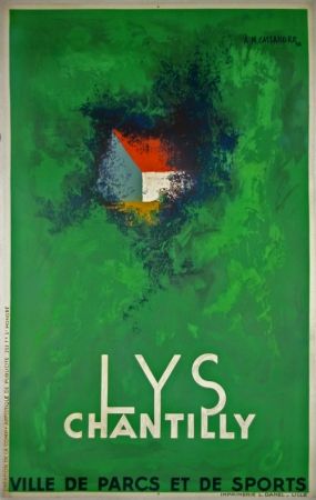 Lithographie Cassandre - Lys Chantilly