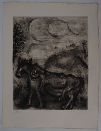 Stich Chagall - L'âne et le lion (L'âne vêtu de la peau du lion)