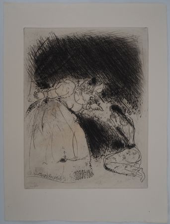 Stich Chagall - L'éducation (La femme du gouverneur gronde sa fille)