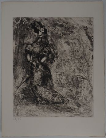 Stich Chagall - L'élégante (La fille)