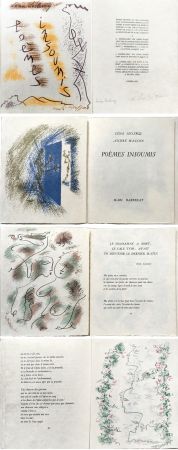 Illustriertes Buch Masson - Léna Leclercq. POÈMES INSOUMIS. Avec 10 lithographies sur Japon nacré (1963)