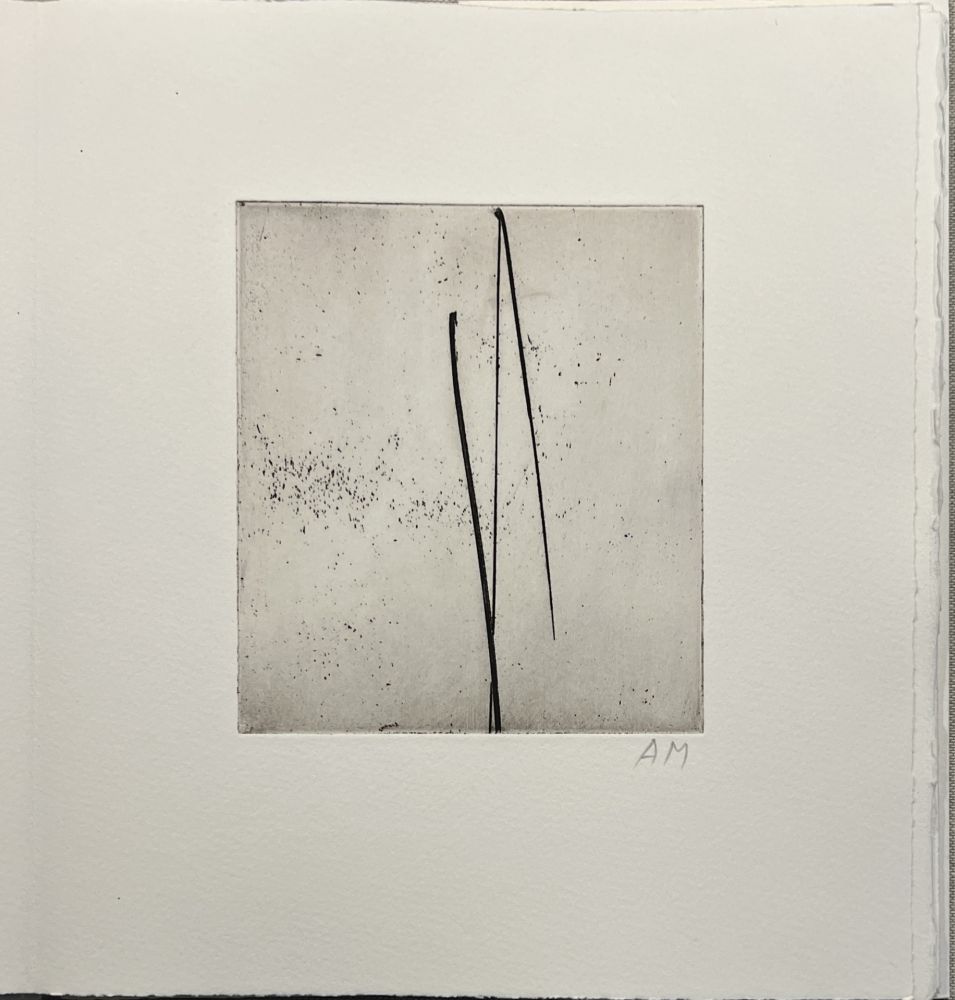 Illustriertes Buch Marfaing - M. Butor. L’Étoile des Encres. Eau-forte originale monogrammée  1982