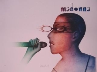 Lithographie Wunderlich - Madonna
