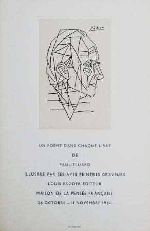 Plakat Picasso - '' Maison de la Pensée Francaise ''