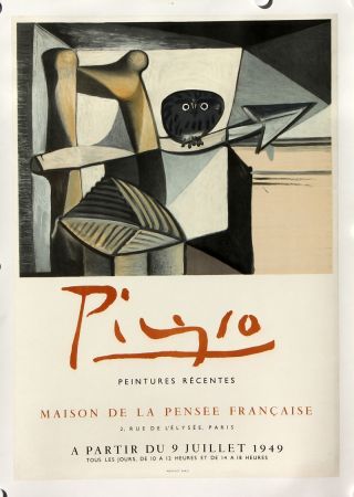 Lithographie Picasso - Maison de la Pensée Française