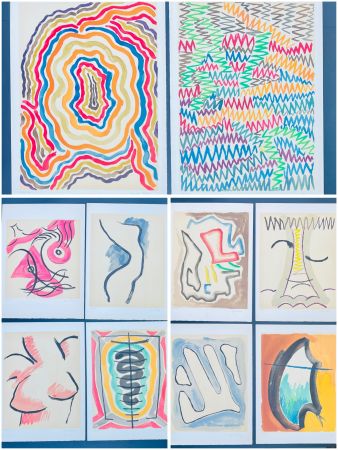 Lithographie Ray - Man Ray (1890–1976) - Complete set of ten lithographs in colors on wove paper - 1971
