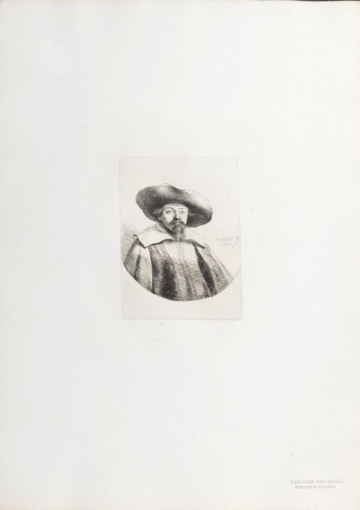 Heliogravüre Rembrandt - Manasseh Ben Israel