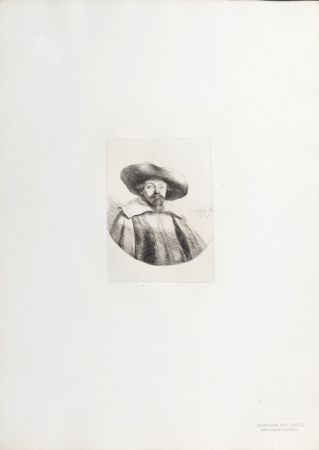 Heliogravüre Rembrandt - Manasseh Ben Israel