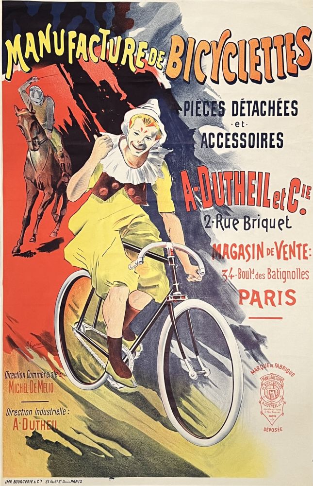 Lithographie Corrois - Manufacture de Bicyclettes