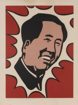 Lithographie Lichtenstein - Mao