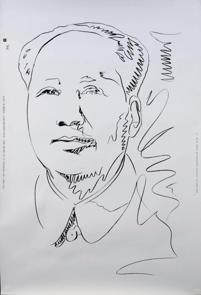 Siebdruck Warhol - Mao, 1989-1990 - Very scarce!