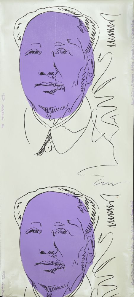 Siebdruck Warhol - Mao (double)