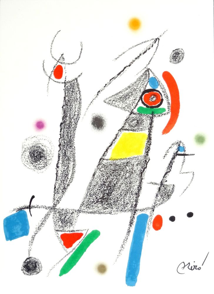 Lithographie Miró - Maravillas
