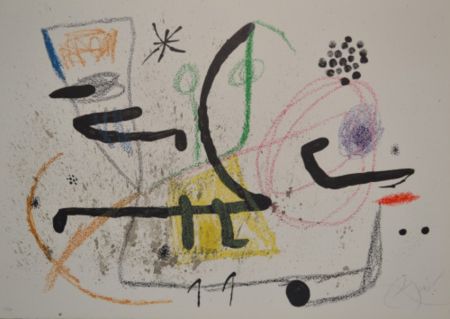 Lithographie Miró - Maravillas - M1061