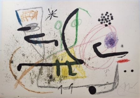 Lithographie Miró - Maravillas con Varaciones Acrosticas 