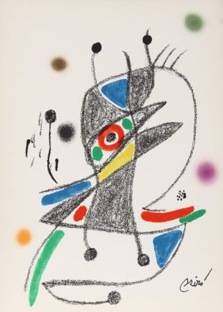 Lithographie Miró - Maravillas con Variaciones Acrosticas en el jardin de Miro (Number 3)
