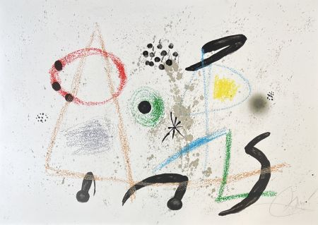 Lithographie Miró - Maravillas con variaciones acrósticas