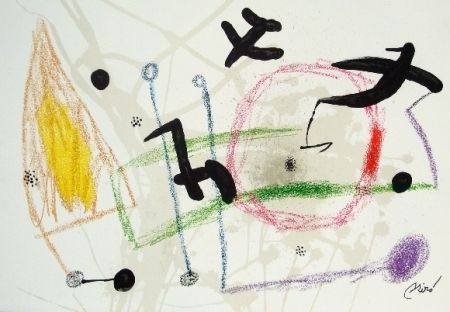 Lithographie Miró - Maravillas Con Variaciones Acrósticas En El Jardín De Miró