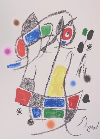 Lithographie Miró - Maravillascon variaciones arcrosticas n°1