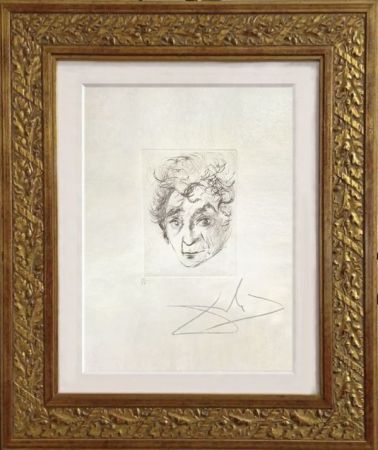 Kaltnadelradierung Dali - Marc Chagall