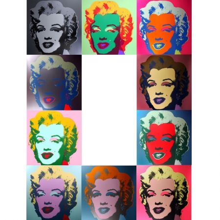 Siebdruck Warhol - Marilyn - Portfolio
