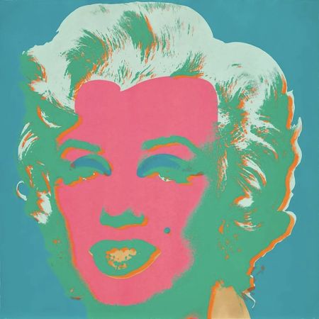 Siebdruck Warhol - Marilyn F. S. 30